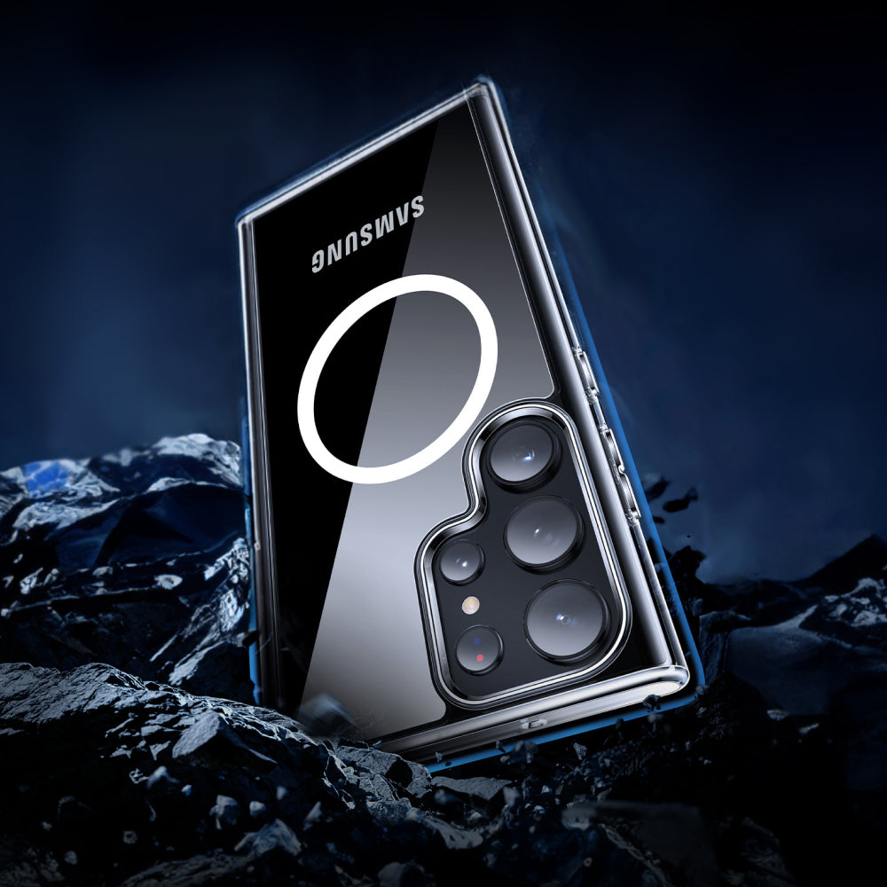 Diamond-Mag 抗黃化MagSafe 透明防摔手機殼Samsung Galaxy S24 系列