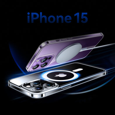 Diamond-Mag 抗黃化MagSafe透明防摔手機殼 iPhone 15系列